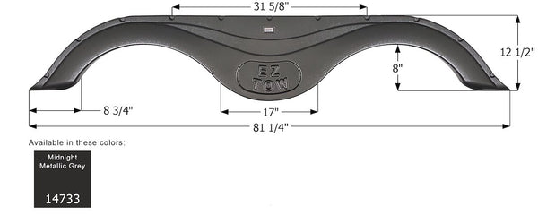 Icon Fender Skirt for Tandem Axle RVs (MPN: 14733)