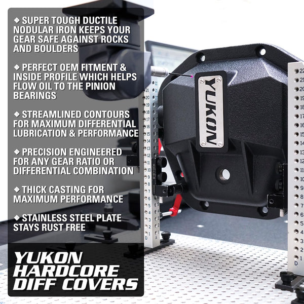 Yukon Differential Cover for Dana 35 Axle (MPN: YHCC-M35)