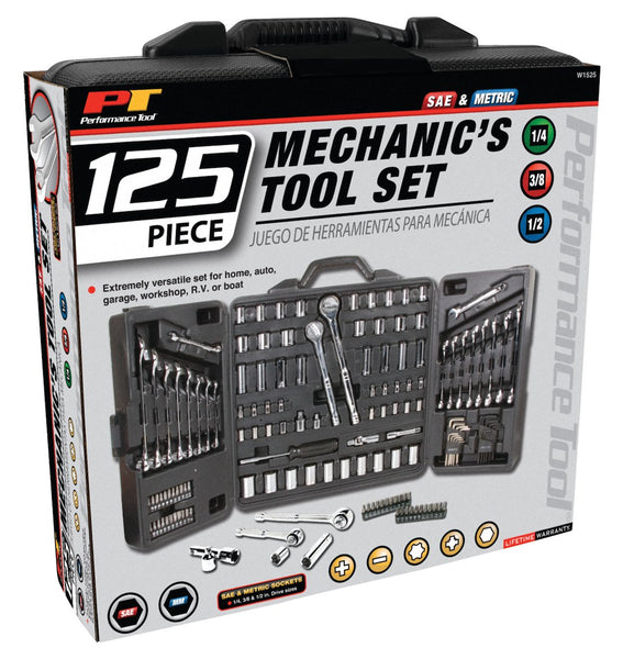 Performance Tool Mechanic Tool Set (MPN: W1525)
