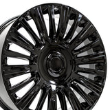 OE Wheels CA92 Gloss Black Wheel (MPN: CA92-22090-6550-28B)