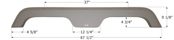 Icon Fender Skirt For Tandem Axle (MPN: 12887)