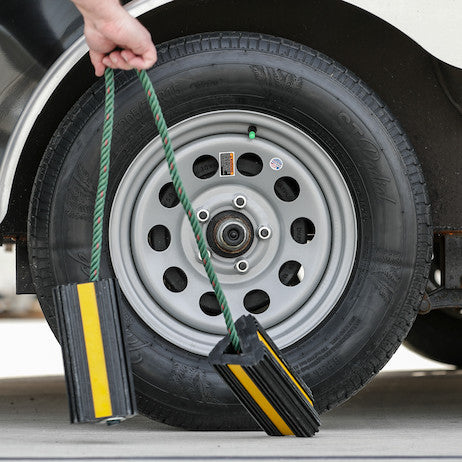 Rubber Wheel Chock Set (MPN: WC24483)