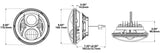 J.W. Speaker 8700 Evolution 2 Headlight Assembly (MPN: 0554961)