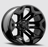 Torque Wheels 22 Inch Gloss Black Wheel (MPN: TW405C-22128405-44)