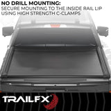 TrailFX Hard Retractable Tonneau Cover (MPN: TFX6005)