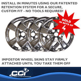 Coast To Coast Impostor Wheel Skin 17 Inch (MPN: IMP474X)