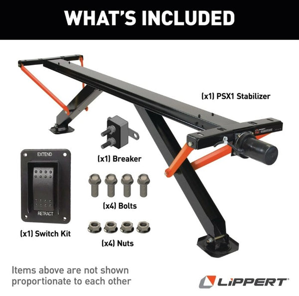 Lippert Electric Stabilizer Jack PSX1 (MPN: 2025012486)