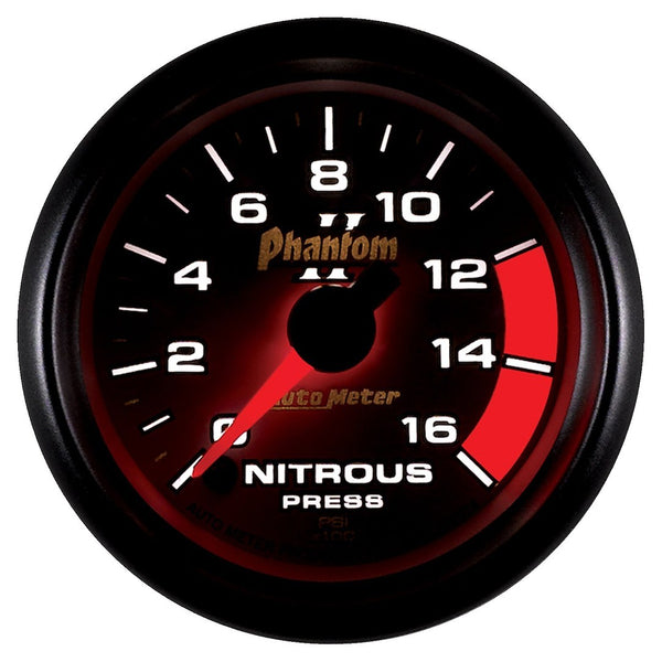 AutoMeter Phantom II Nitrous Oxide Pressure Gauge (MPN: 7574)
