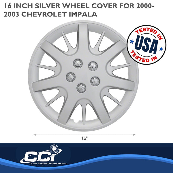 Coast To Coast 16 Inch Wheel Cover Set (MPN: IWC18916S)