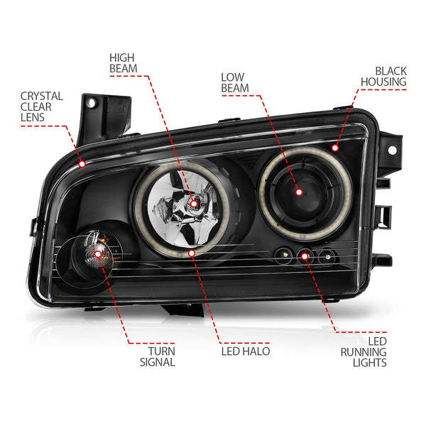 AnzoUSA Projector Headlight Assembly (MPN: 121218)