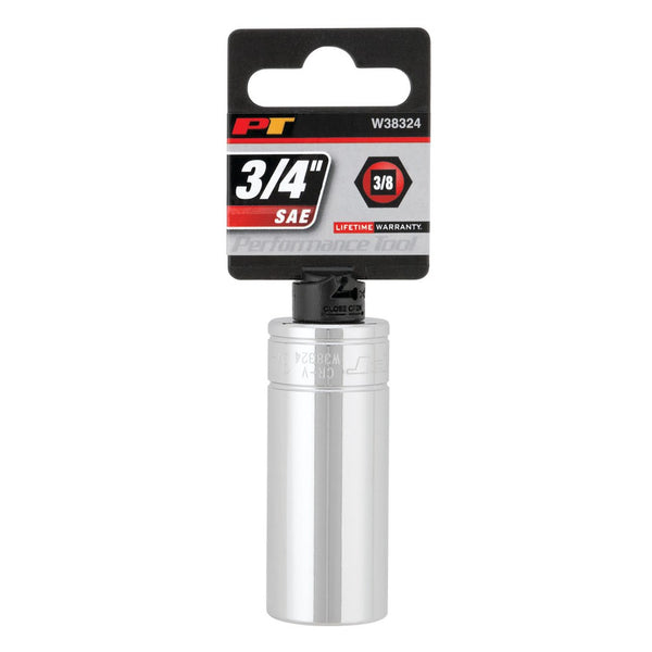 Performance Tool 3/8 Inch Drive Deep Socket (MPN: W38324)