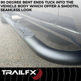 TrailFX 4 Inch Oval Tube Side Steps (MPN: A1011B)