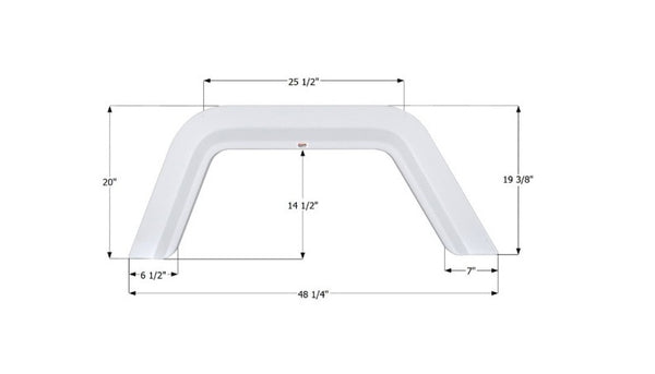 Icon Fender Skirt for Winnebago Minnie Winnie (MPN: 15219)
