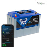 Battle Born 100 Ampere Hour 12 Volt Smart Lithium Deep Cycle Battery (MPN: BB10012I)
