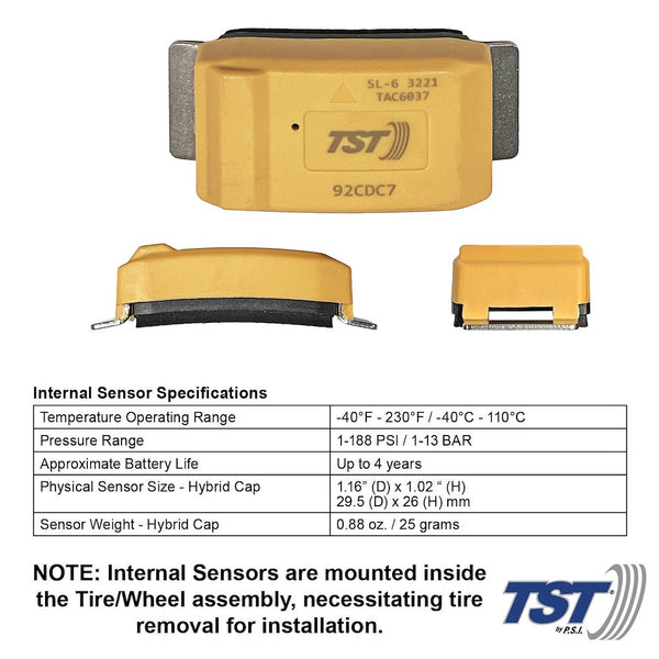 Truck System Technology Tire Pressure Monitoring System (MPN: TST-507-INT-S1)