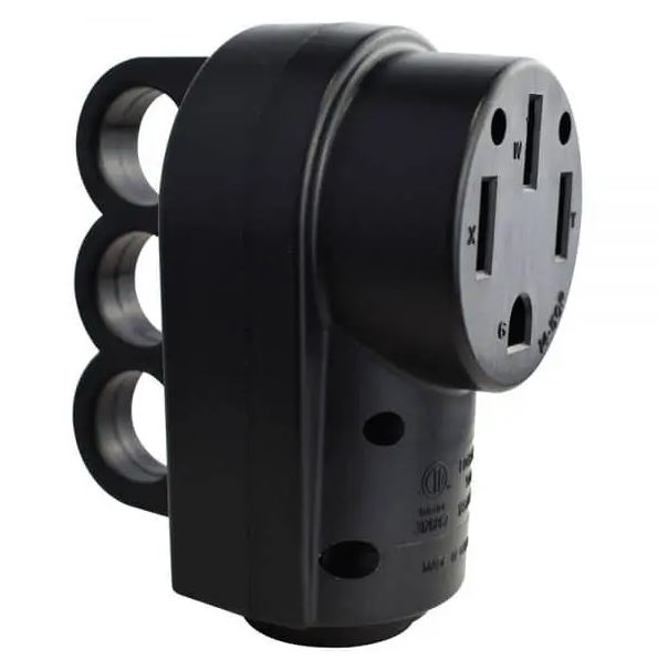 Hughes Auto Replacement Power Cord Plug (MPN: 50ASOCKET)