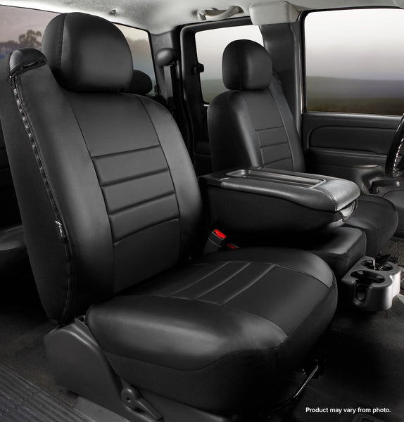 Fia SL60 Series Leatherlite Seat Cover (MPN: SL68-9 BLK/BLK)