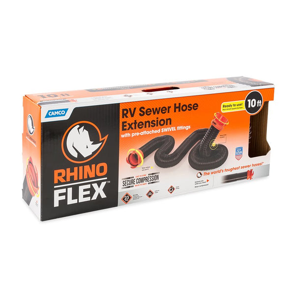 Camco RhinoFLEX Sewer Hose 10 Foot (MPN: 39764)