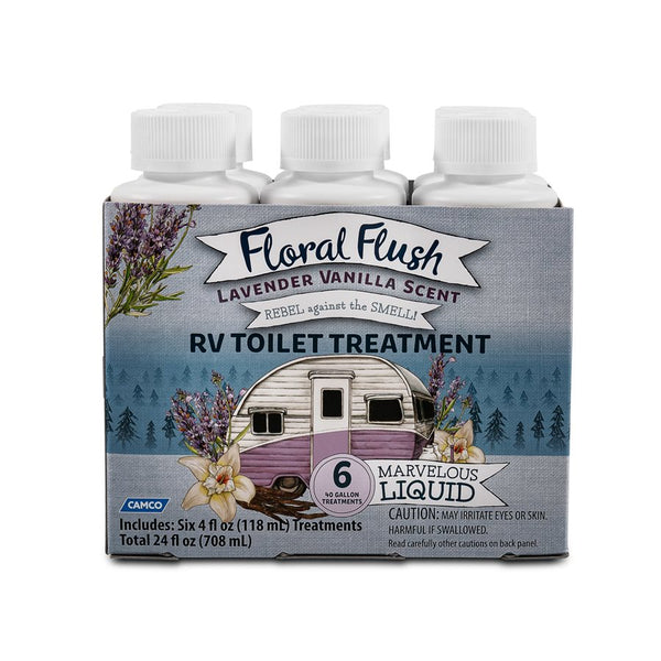 Waste holding tank treatment with floral flush (MPN: 41480)