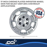 Coast To Coast Impostor Wheel Skin 17 Inch (MPN: IWCIMP347X)