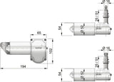 Vetus Windshield Wiper Motor (MPN: RW01A)