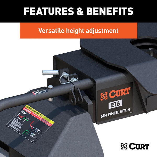 CURT E16 Fifth Wheel Trailer Hitch (MPN: 16031)