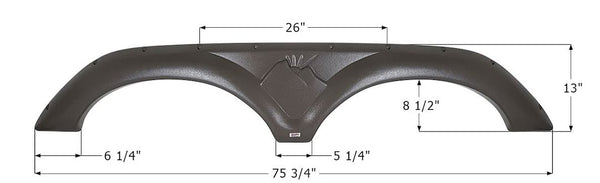 Icon Fender Skirt for Tandem Axle (MPN: 14175)