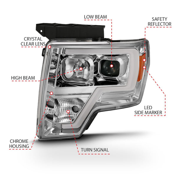 ANZO USA Headlight Assembly (MPN: 111444)