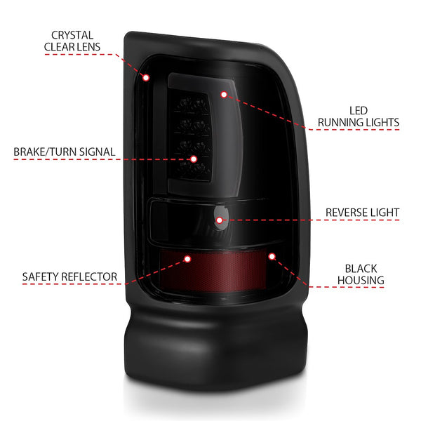 ANZO USA Tail Light Assembly (MPN: 311340)