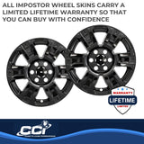 Coast To Coast Impostor Wheel Skin (MPN: IWCIMP403BLK)