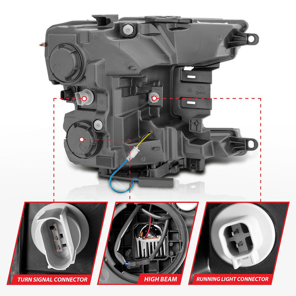 AnzoUSA LED Projector Beam Headlight Assembly (MPN: 111520)