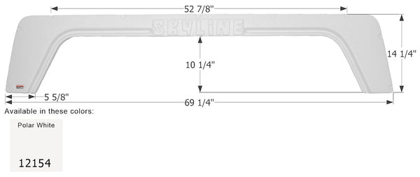 Icon Fender Skirt for Layton Skyline Models (MPN: 12154)