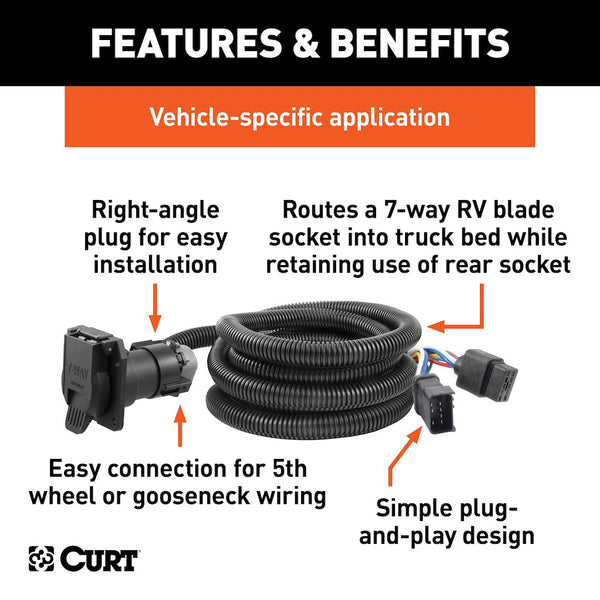 CURT Trailer Wiring Connector (MPN: 56001)