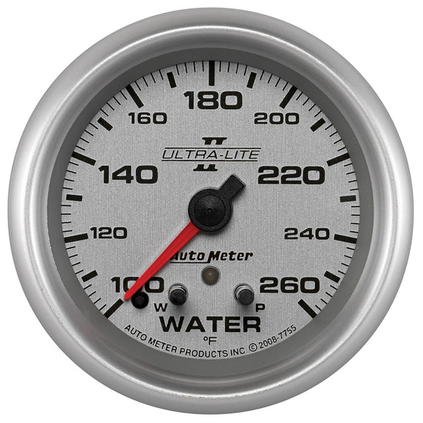 AutoMeter Ultra-Lite II Water Temperature Gauge (MPN: 7755)