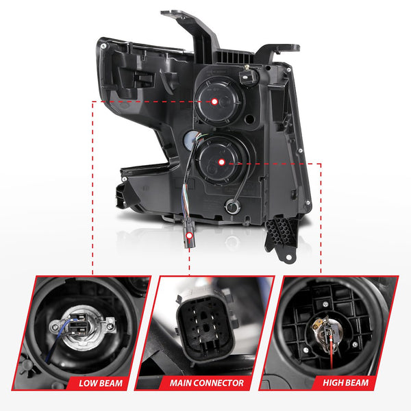 AnzoUSA Headlight Assembly (MPN: 111492)