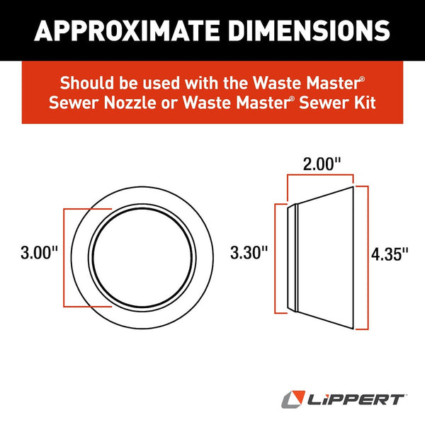 Lippert Components Sewer Hose Seal (MPN: 340919)