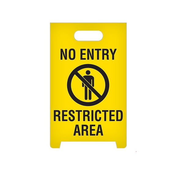 Top Tape Restricted Area Sign (MPN: ASF1004)