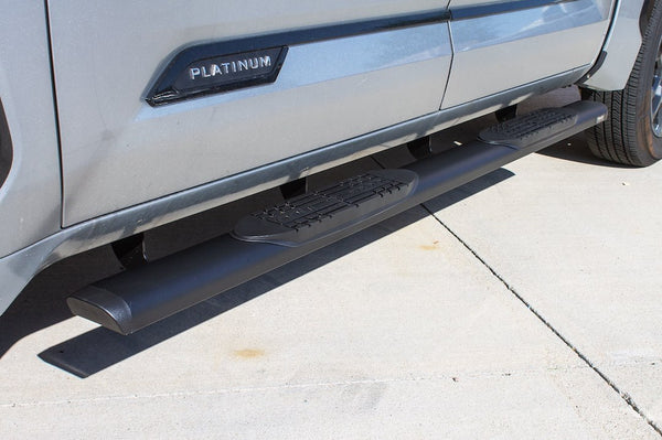 Raptor Series 5 Inch Oval Slide Track Running Boards (MPN: 2004-0142BT)