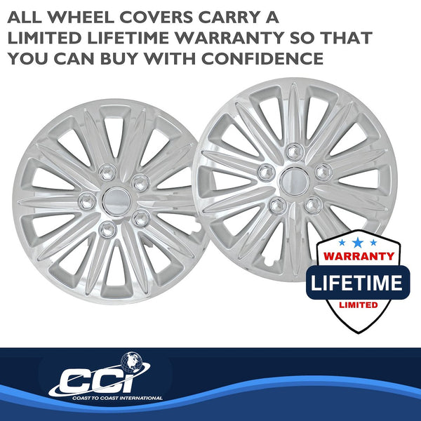 Coast To Coast 15 Inch Wheel Cover Set (MPN: IWC42015C)