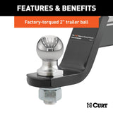 Curt Trailer Hitch Ball Mount (MPN: 45856)