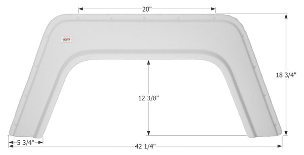 Icon Single Axle Fender Skirt (MPN: 01745)