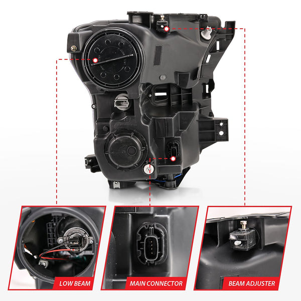AnzoUSA Headlight Assembly (MPN: 111409)