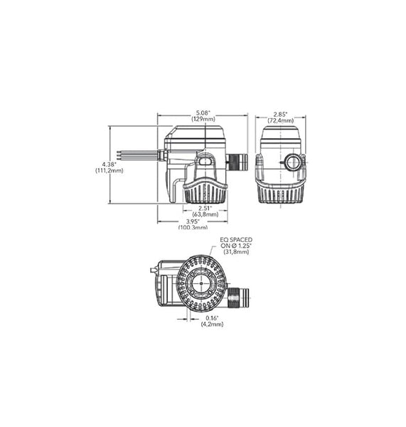 Rule Submersible Bilge Pump (MPN: RM1100B)