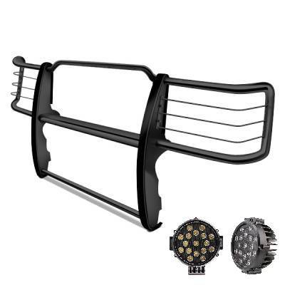 Black Horse Grille Guard Kit (MPN: 17F80218MA-PLB)