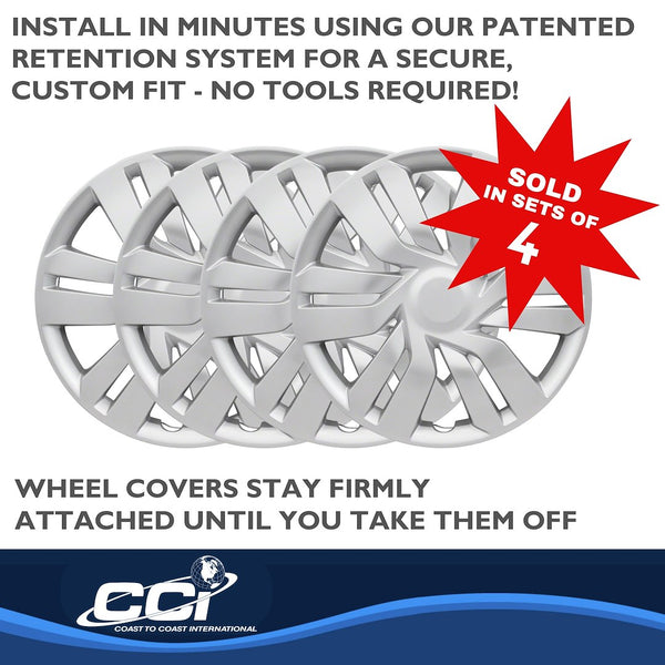 15 Inch Wheel Cover Set by Coast To Coast (MPN: IWC53415S)