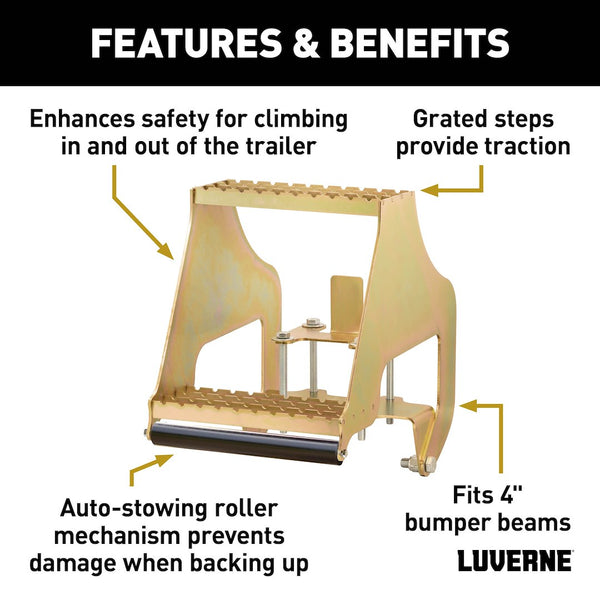 Luverne HighRise Folding Rear Truck Step (MPN: 409924L)