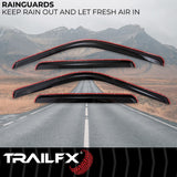 TrailFX TFX 4-PC Window Vents (MPN: 4953IC)