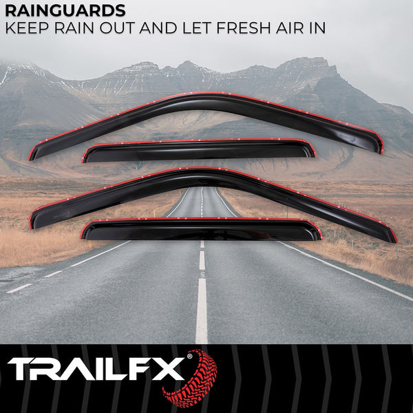 TrailFX TFX 4-PC Window Vents (MPN: 4953IC)