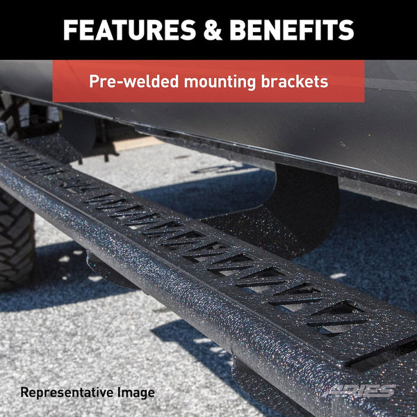 Aries Jeep Rocker Steps (MPN: 2074100)