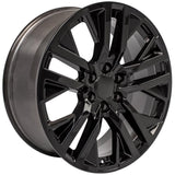 OE Wheels CV38 22 Inch Gloss Black Wheel (MPN: CV38-22090-6550-28B)